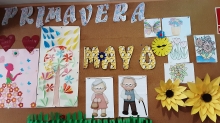 Mayo flores y sol